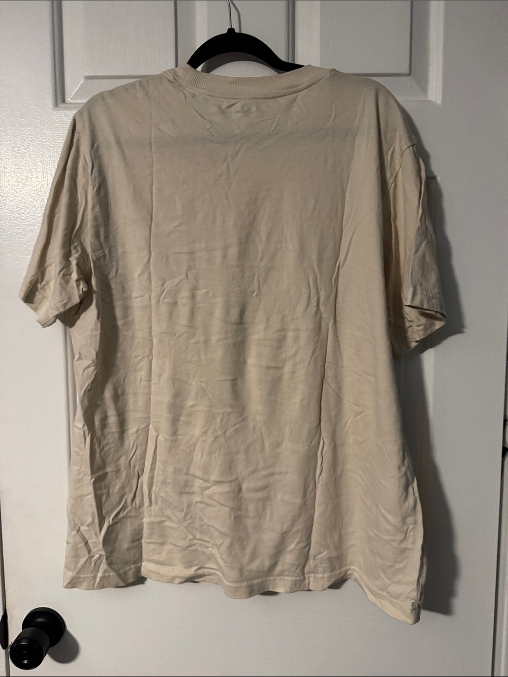 Champion Men’s Short Sleeve Crew T-Shirt in Beige - Picture 4 of 4